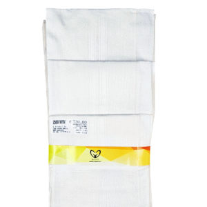 Men's Cotton Handkerchief Set - White to White | 2500 WW - 12PCS
